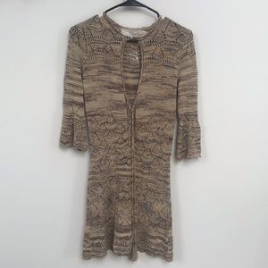 NWOT vintage style crochet mini dress
